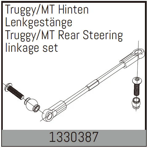 Absima Biellette de Carrossage AR (x2) 1/8 1330387