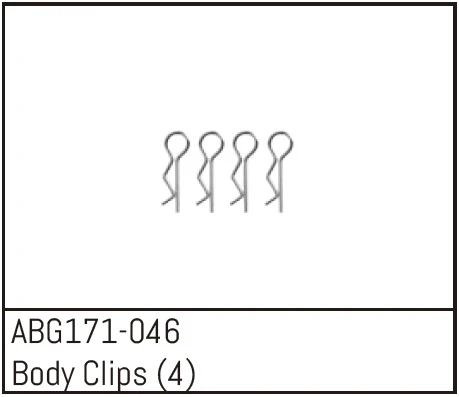 Absima Clips Carrosserie 1/14 (X4) ABG171-046