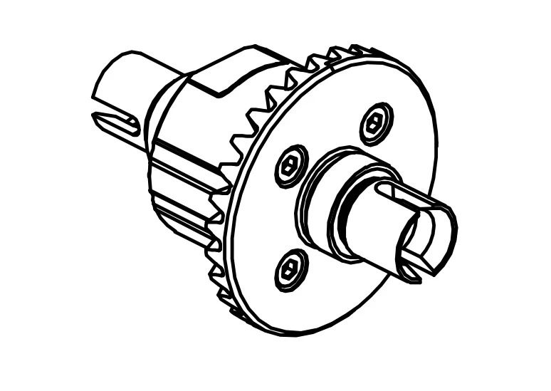 Absima Différentiel AV/AR Mini AMT BL 1610147