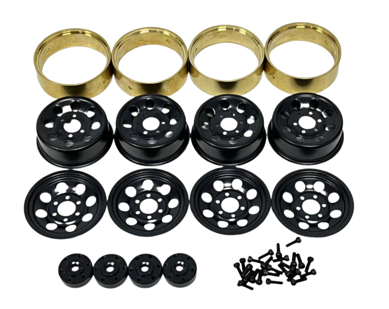 Absima Jantes Bead Lock Acier (X4) Crawler 1/18 EVO HBP240298