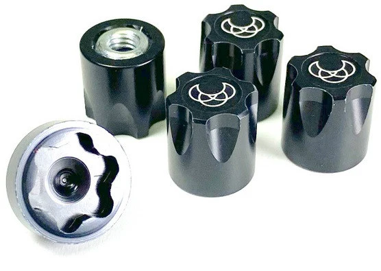 Absima Moyeu de Roue M4 Noir (x5) 2560024