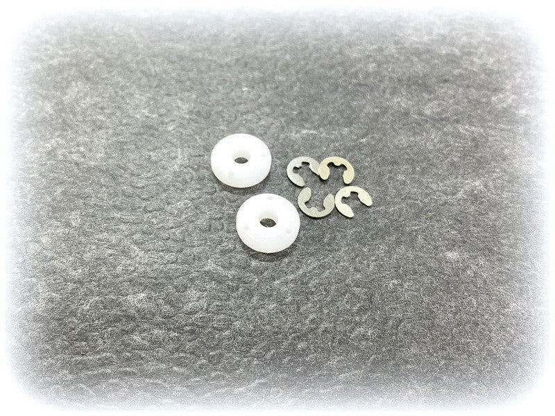 Absima Piston 3 Trous + Clips pour Amortisseurs Aluminium 1/10 (x4) 2330053