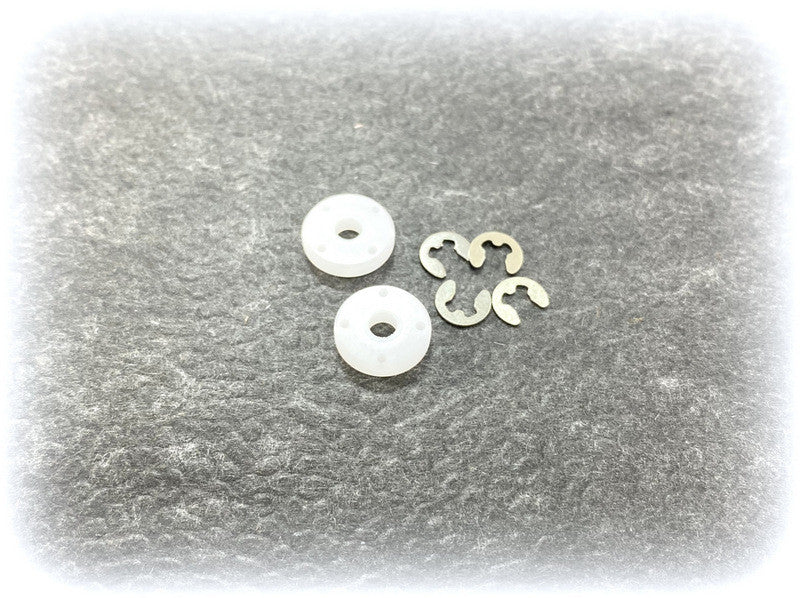 Absima Piston 4 Trous + Clips pour Amortisseurs Aluminium 1/10 (x4) 2330054