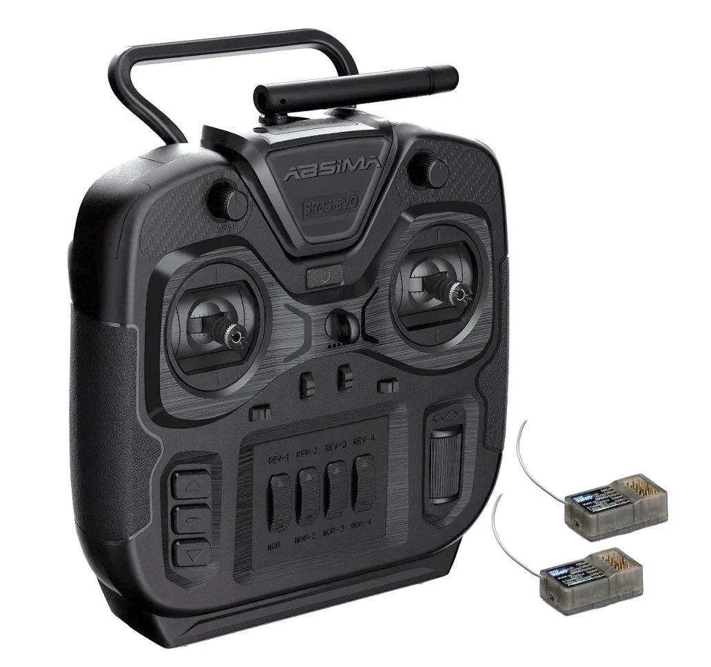 Absima Radio SR6S Evo 6 Voies 2.4ghz + 2x Récepteur R6WP 200111
