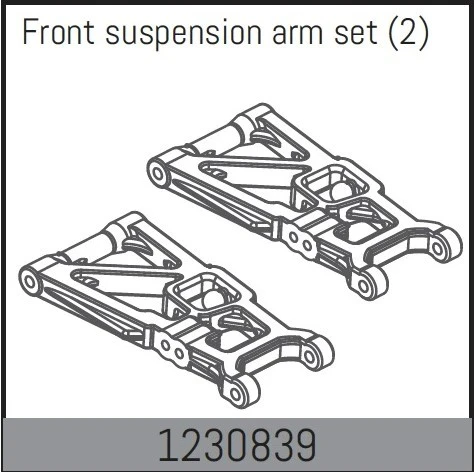 Absima Triangle de Suspension AV ADB1.4 (x2) 1230839