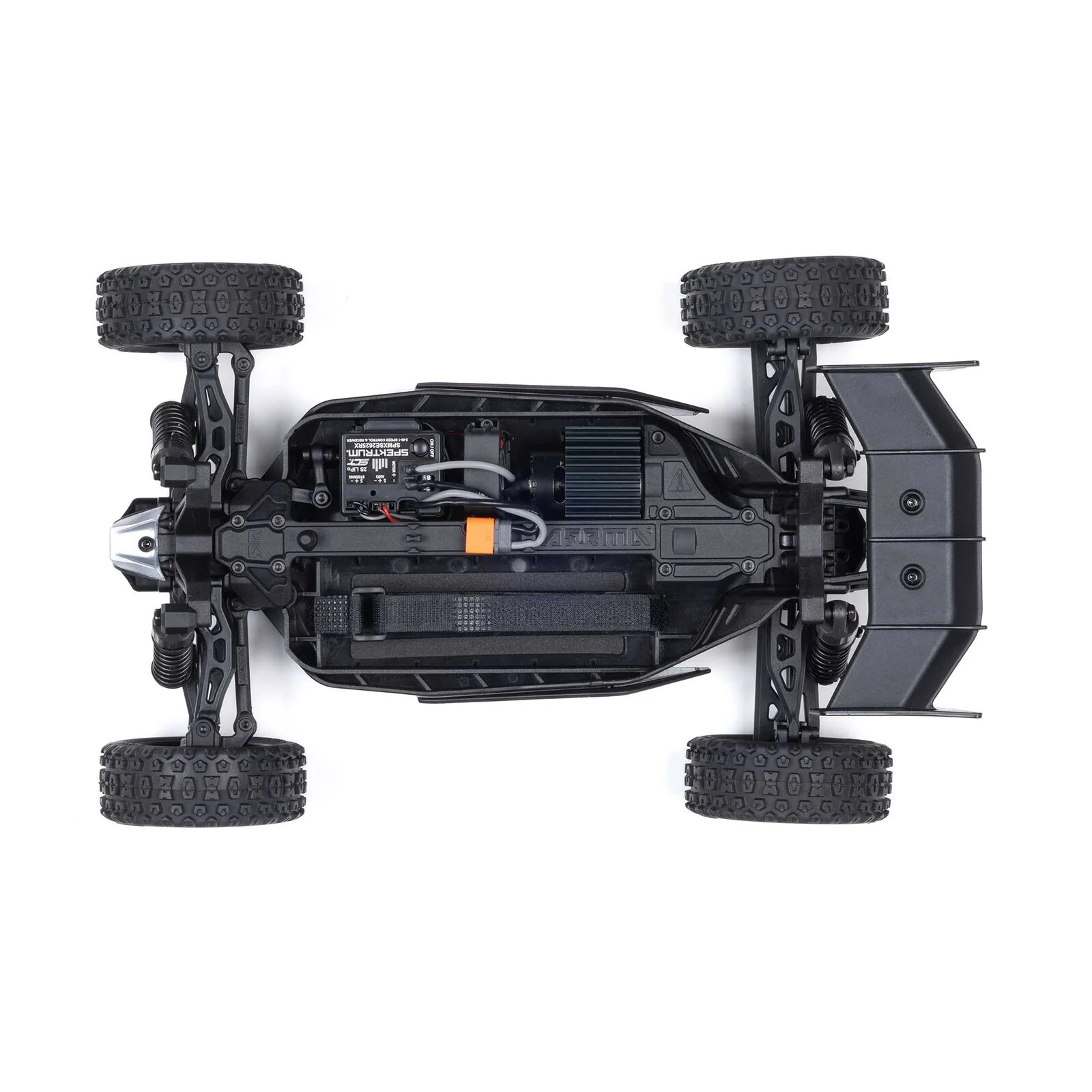 Arrma Buggy Typhon Grom Mega 380 4x4 RTR 1/14 + Carrosserie VW + 4 Roues Flat Iron - Image 13