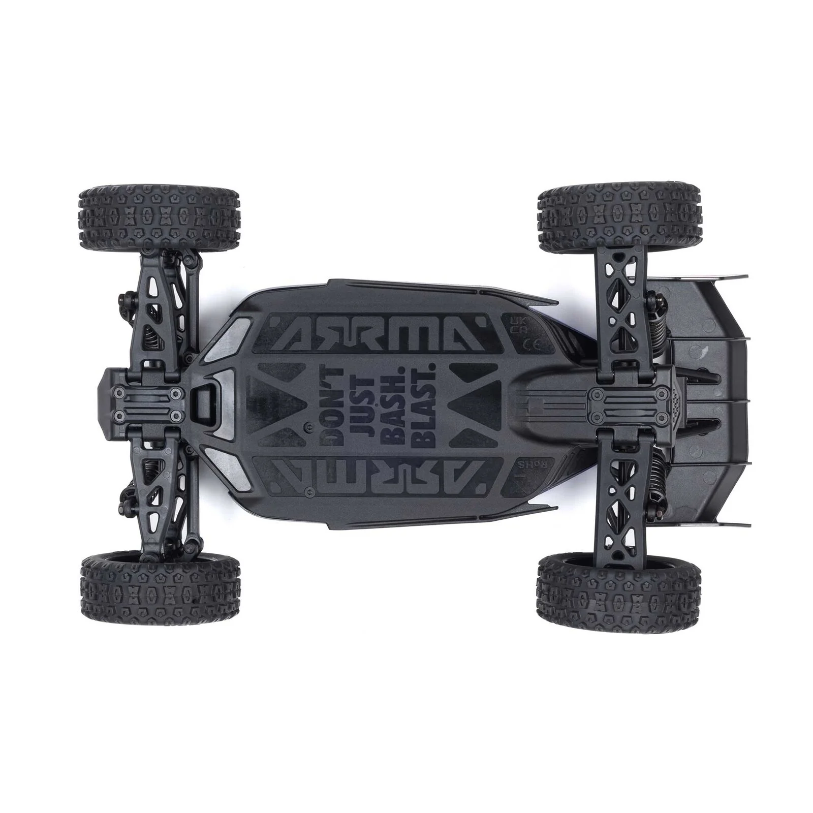 Arrma Buggy Typhon Grom Mega 380 4x4 RTR 1/14 + Carrosserie VW + 4 Roues Flat Iron - Image 14