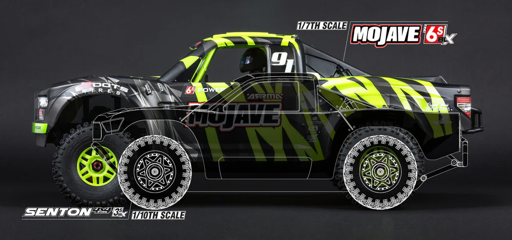 Arrma Desert Truck Mojave 6S V2 1/7 RTR ARA7604V2 - Image 7