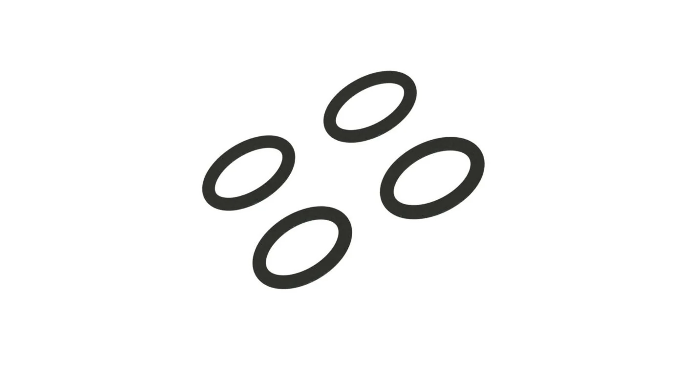 Arrma O-Ring 12x2mm Noir (x4) AR716025
