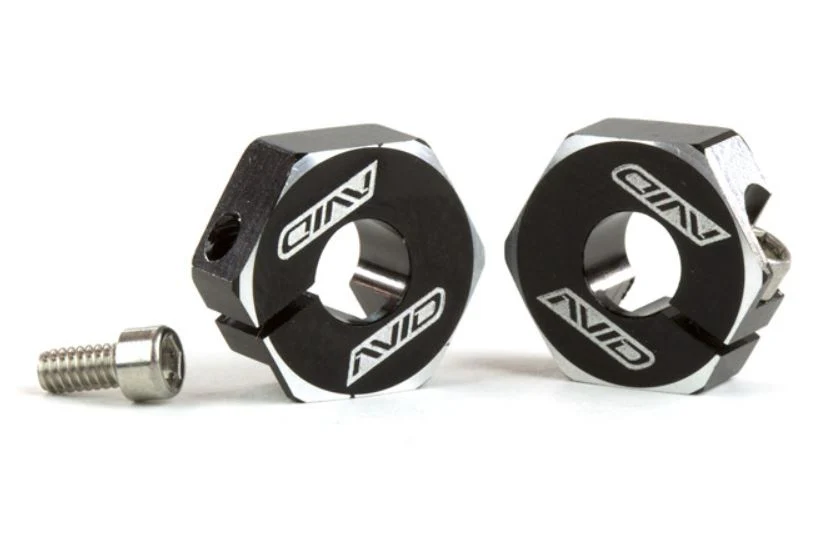 Avid Hexagone de roue Avant Alu (x2) RC10 B7 AV1069-5