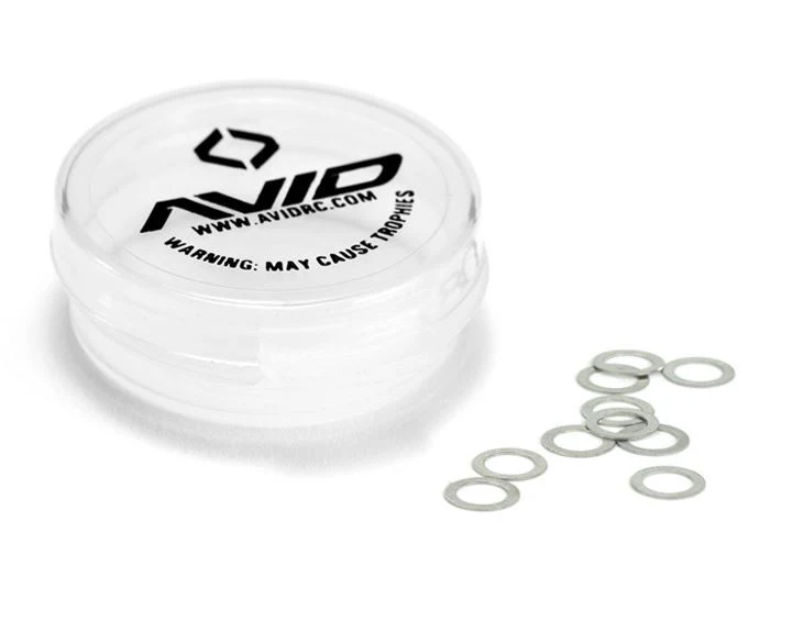 Avid Rondelles de calage 4x6x0.2mm (x10) AV-SHIM-SS-402