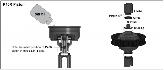 Awesomatix Piston de différentiel (x2) P46R - Image 2