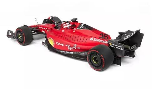 BBR Models Diecast F1 Ferrari F1-75 Charles Leclerc Bahrain 2022 WInner 1/18 BBR221816 - Image 3