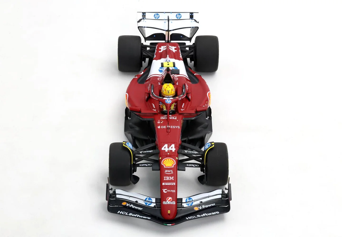 BBR Models Diecast F1 Ferrari SF-25 Lewis Hamilton Chine 2025 1/18 BBR251844 - Image 4
