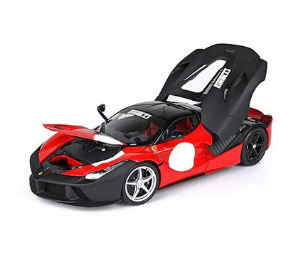 BBR Models Diecast Ferrari Laferrari Prototype Test Rouge et Noir 1/18 BBR182236 - Image 4