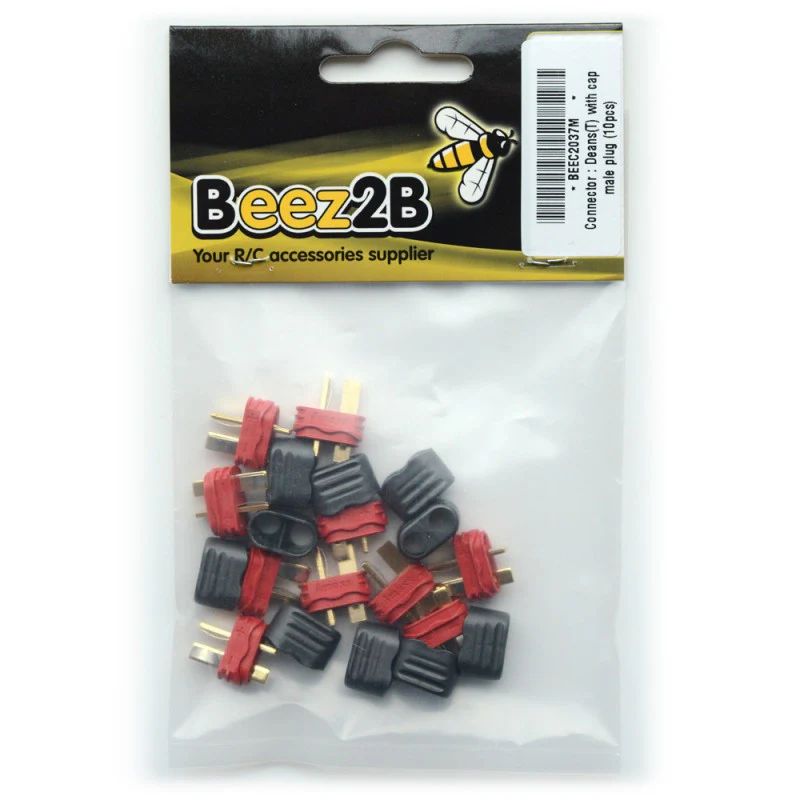 Beez2B Connecteur prise Dean avec capuchon Male (10x) BEEC2037M - Image 2