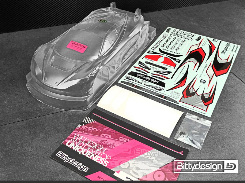 Bittydesign Carrosserie Seven20 1/10 GT 190mm BDGT-190S20 - Image 10