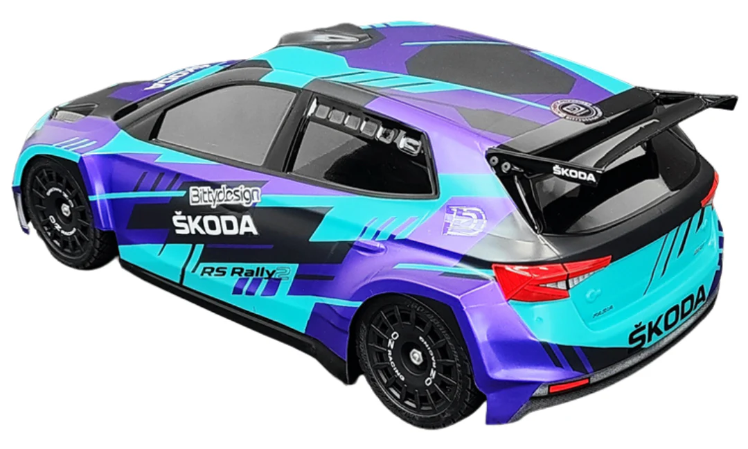 Bittydesign Carrosserie Skoda Fabia RS Rally2 1/10 190mm - Image 2