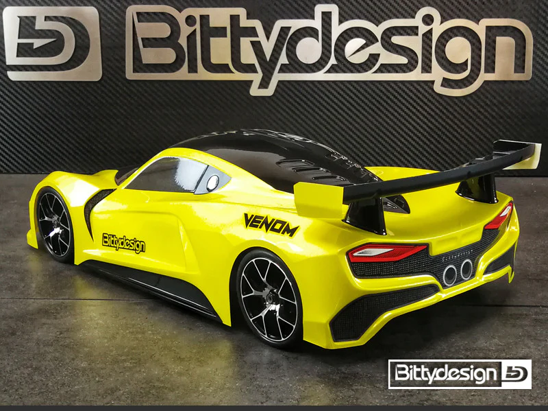 Bittydesign Carrosserie Venom 1/10 GT 190mm BDGT-190VNM - Image 3