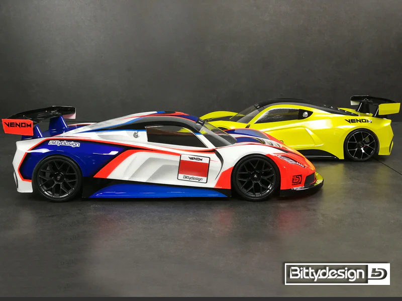 Bittydesign Carrosserie Venom 1/10 GT 190mm BDGT-190VNM - Image 5
