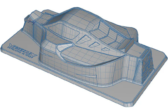 Bittydesign Carrosserie Vision Kyosho MP10E Prédécoupée VIS-KYOMP10E - Image 9