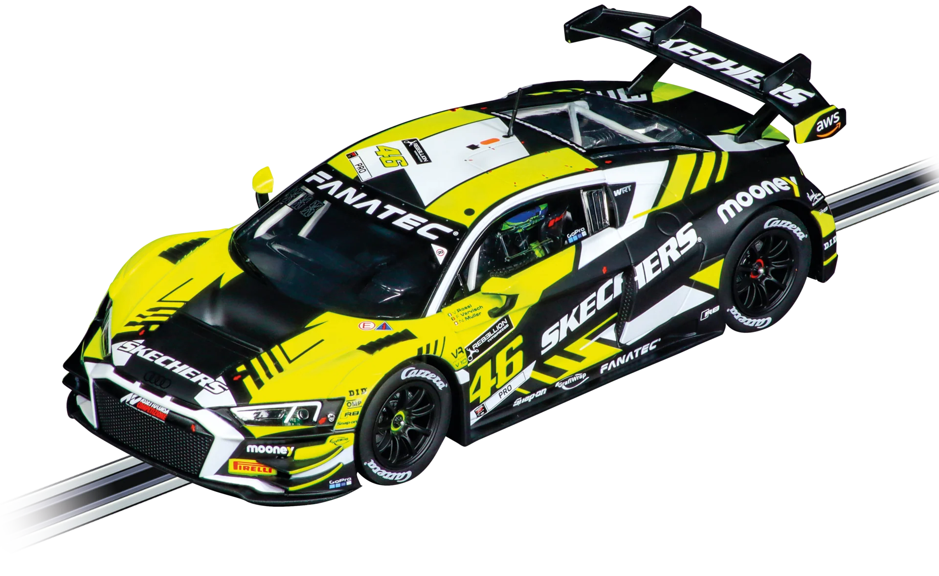 Carrera Digital 124 Audi R8 LMS GT3 evo II Valentino Rossi, n°46 23980