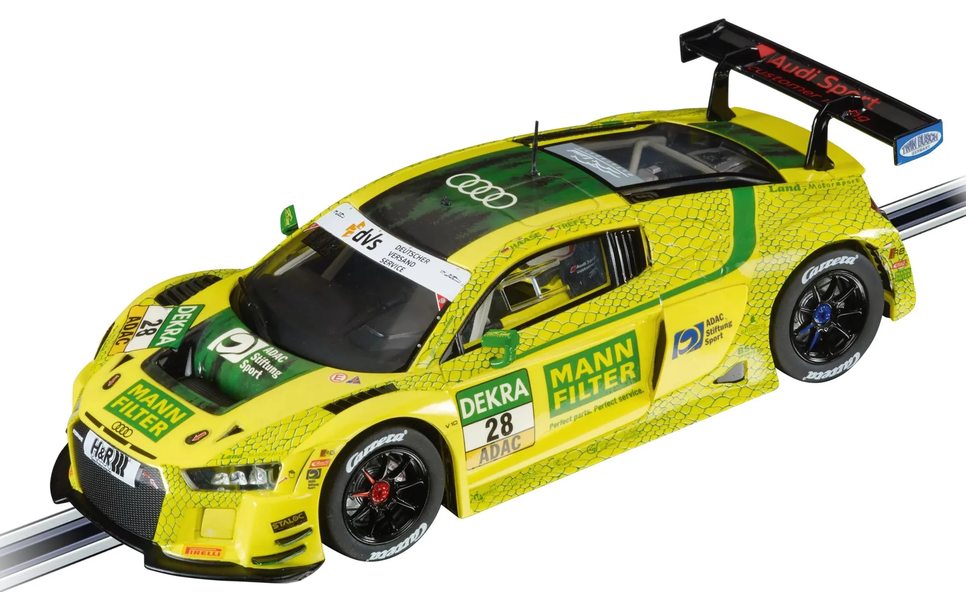 Carrera Digital 132 Audi R8 LMS GT3 MANN-FILTER Land Motorsport No.28 31027