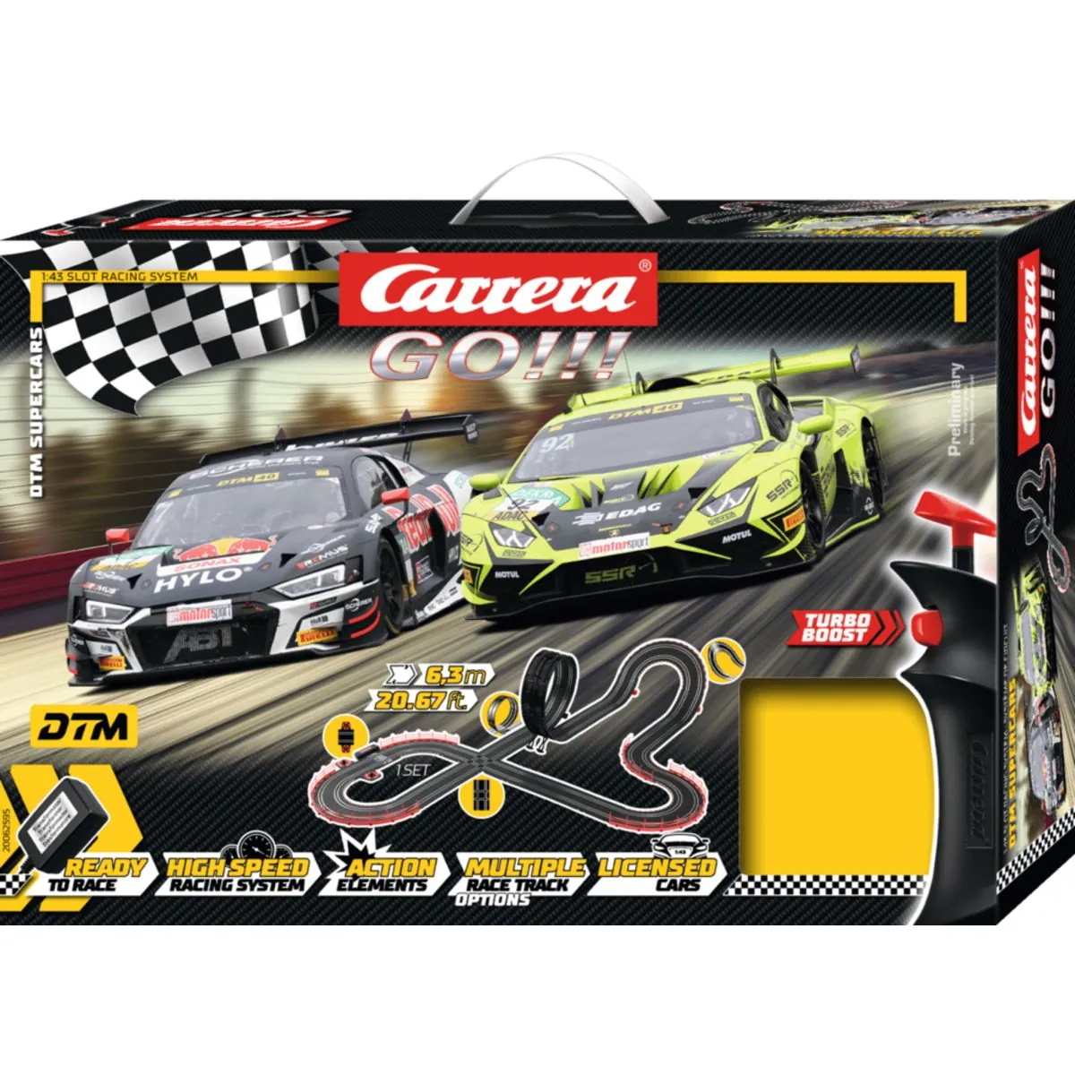 Carrera GO!!! Circuit DTM Supercars 62595 - Image 2