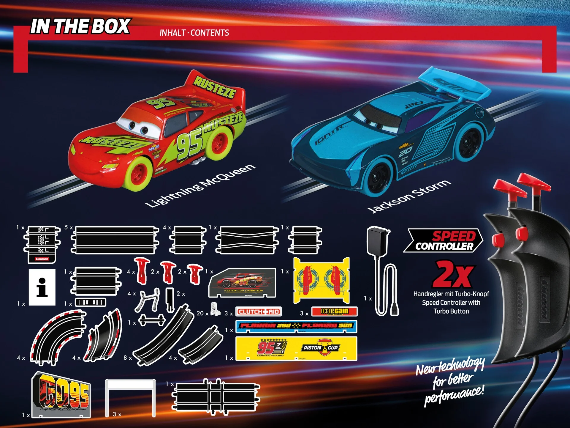 Carrera GO!!! Circuit Disney Pixar Cars - Glow Racers 62559 - Image 7