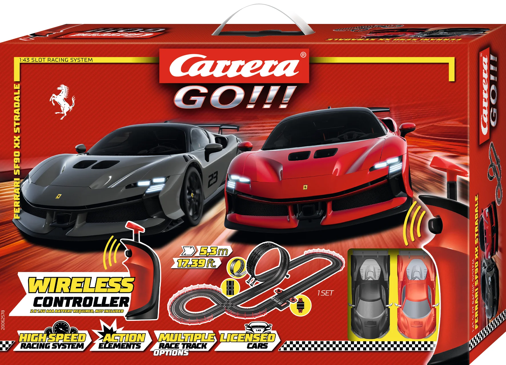 Carrera GO!!! Circuit Supercars Ferrari SF-90 XX Stradale 62578 - Image 2