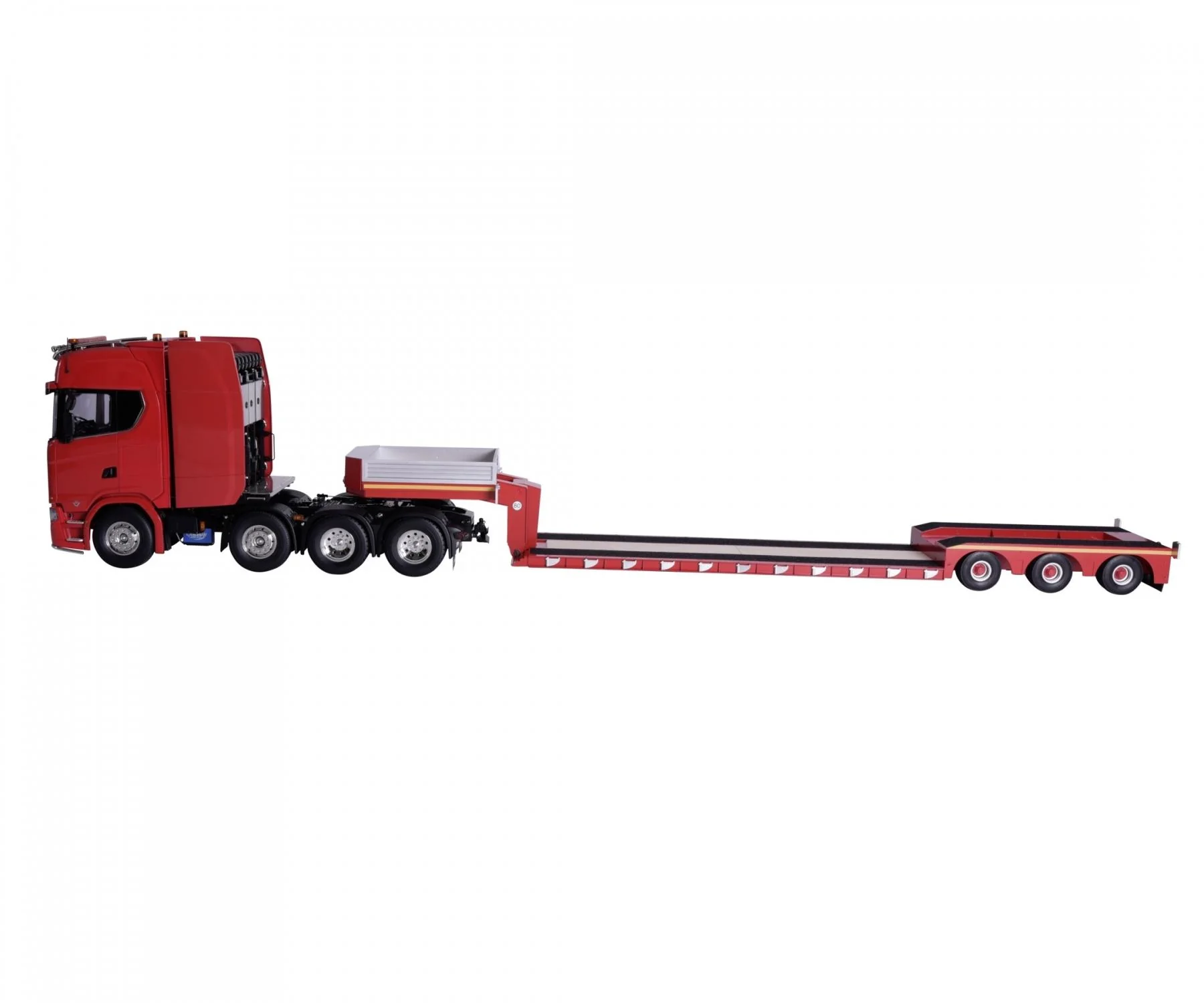 CARSON Remorque Surbaissée 3 Essieux Gooseneck 1/14 5009077700 - Image 8