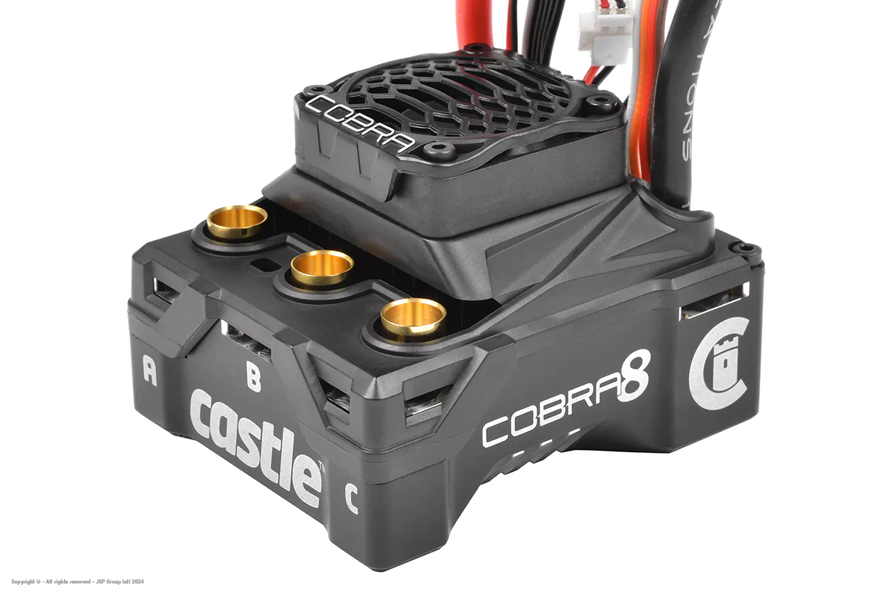 Castle Combo Cobra 8 + 1515 2200kv 4 poles Sensored Limited Edition Gold - Image 2