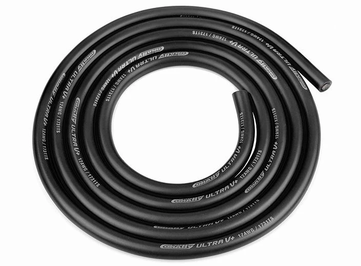 Corally Fil Noir Ultra V+ Silicone Super Flexible 12AWG 1m 50111