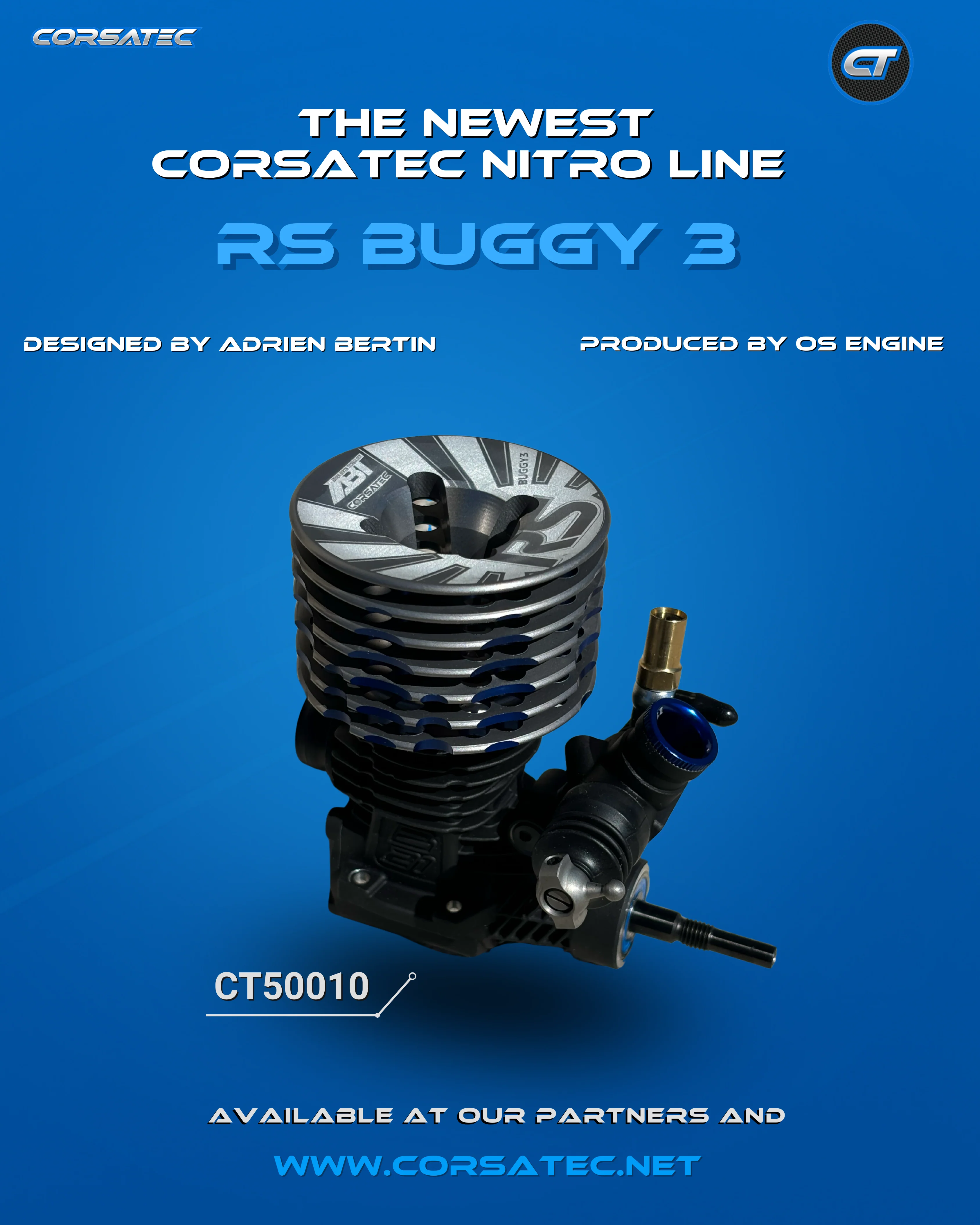Corsatec Combo Moteur RS Line Buggy 3P + Ligne EFRA 2180 CT50010-C - Image 4