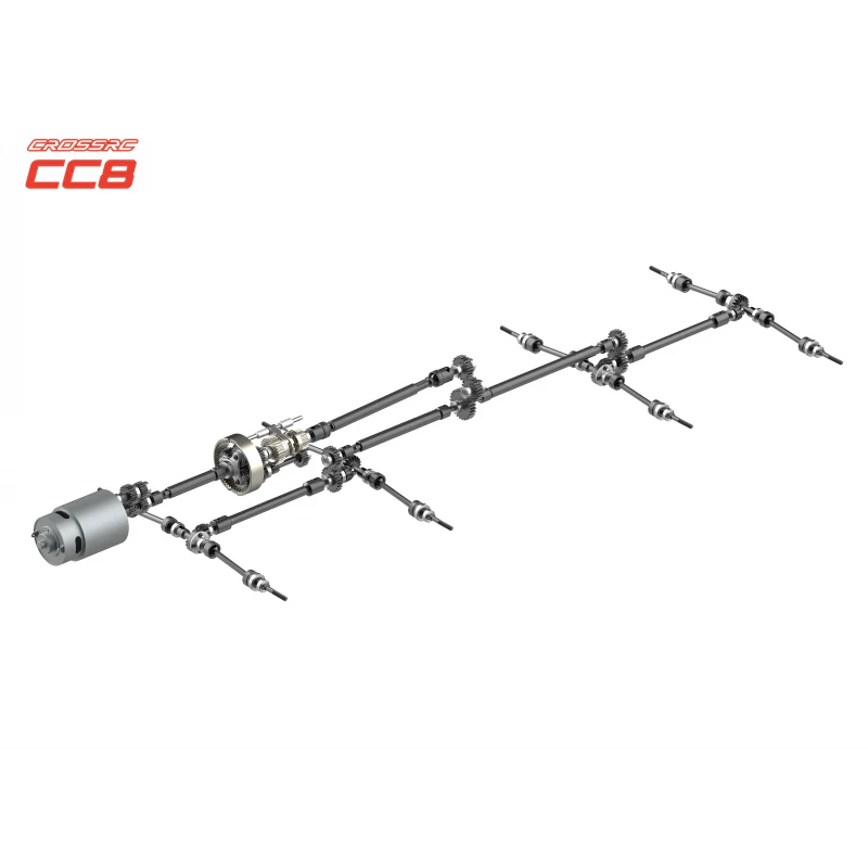 Cross-RC Camion Crawler CC8 8x8 1/12 Kit CRO90100244 - Image 10