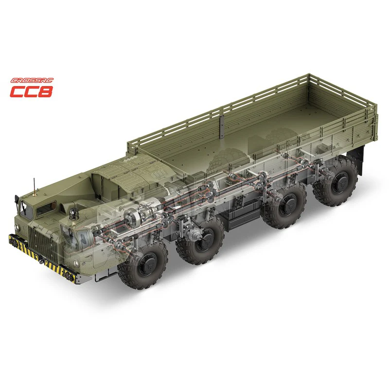 Cross-RC Camion Crawler CC8 8x8 1/12 Kit CRO90100244 - Image 12