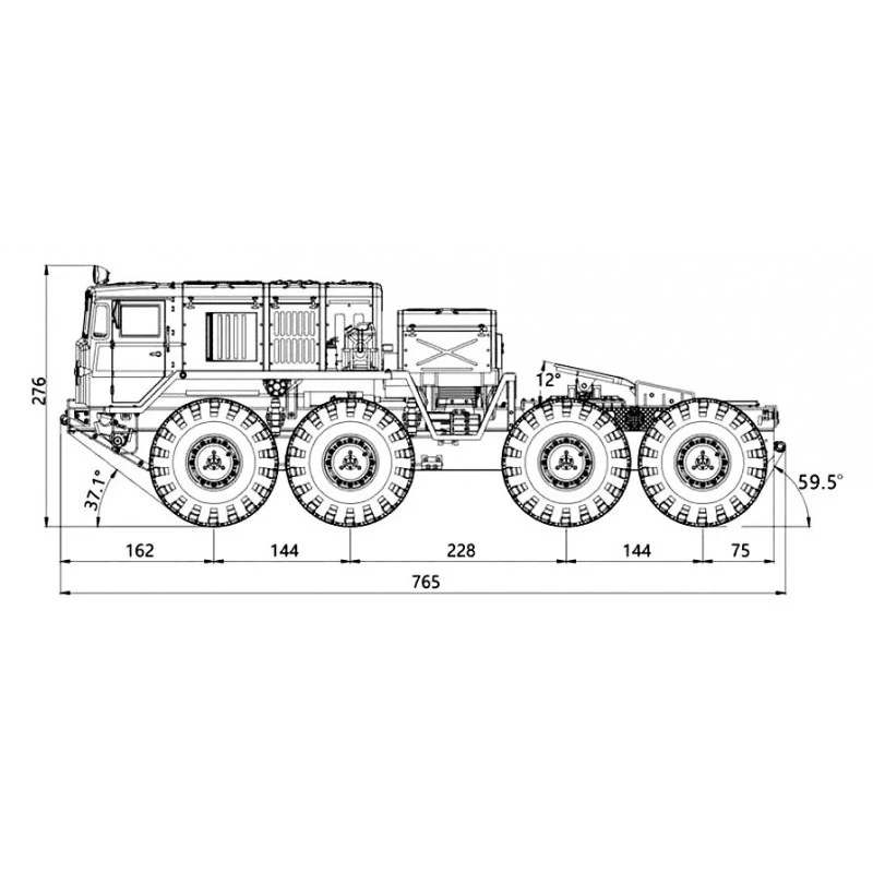 Cross-RC Camion militaire BC8 Mammoth Standard version - Image 10