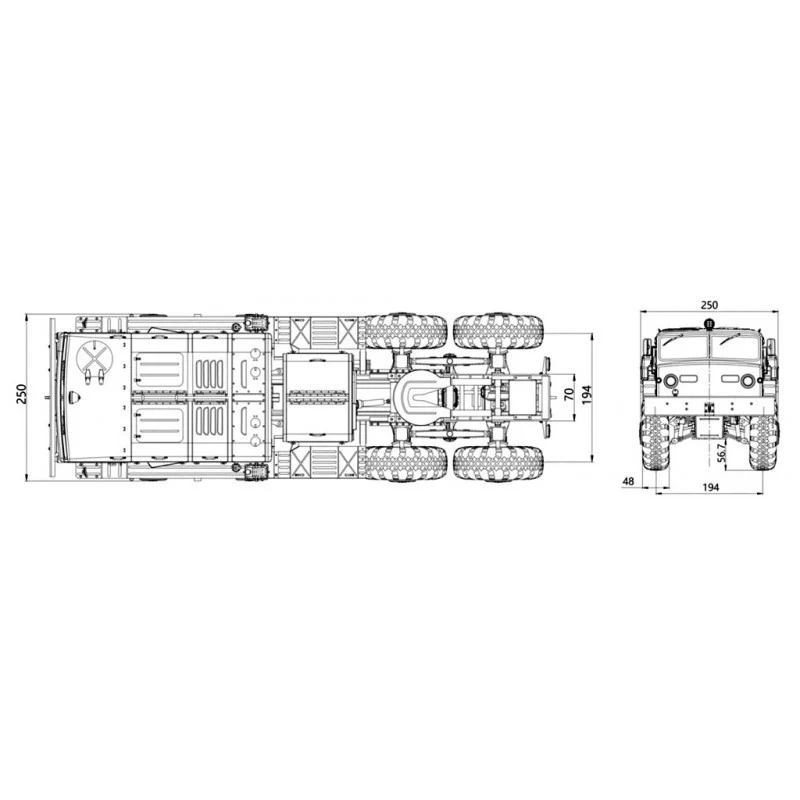 Cross-RC Camion militaire BC8 Mammoth Standard version - Image 11