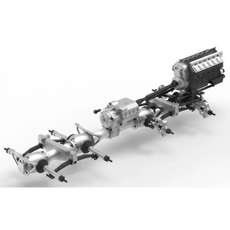 Cross-RC Camion militaire DC8 1/12 Kit - Image 17