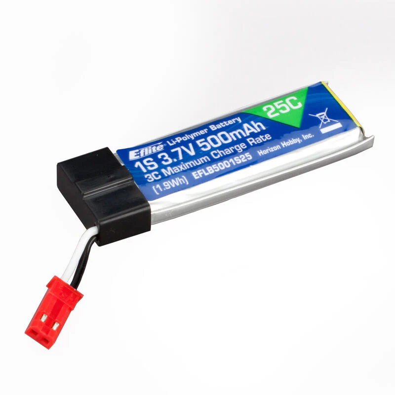 E-flite Accu lipo 500mAh 1S 3.7V 25C EFLB5001S25