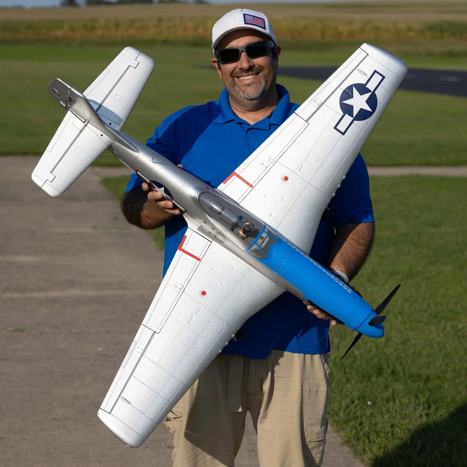 E-Flite Avion P-51D Mustang 1.2M BNF Basic Smart EFL089500 - Image 10