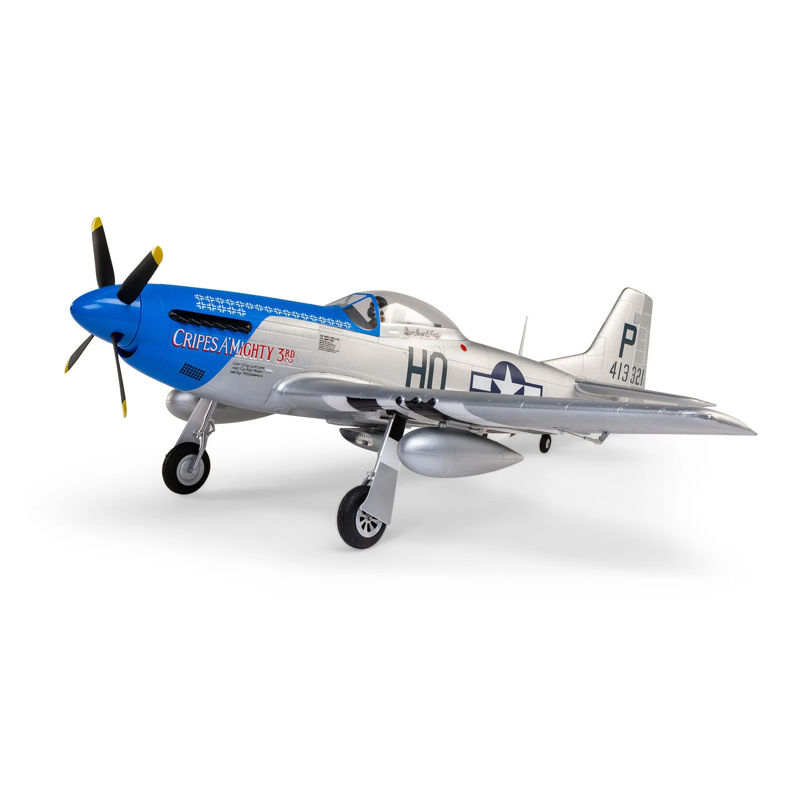 E-Flite Avion P-51D Mustang 1.2M BNF Basic Smart EFL089500 - Image 8