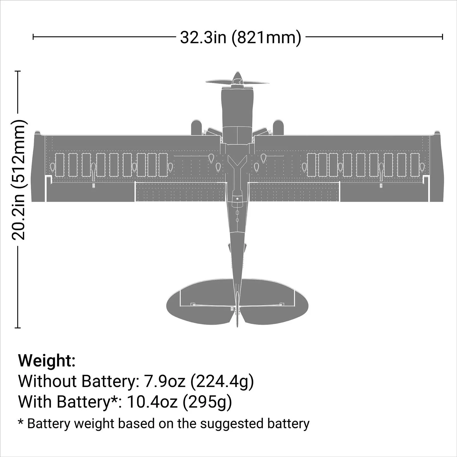 E-Flite Micro Scrappy 800mm BNF Basic EFL02150D - Image 22