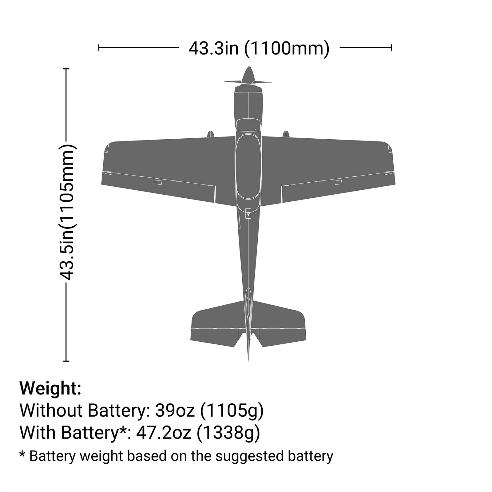 E-Flite Sportix 1.1m PNP EFL10775 - Image 12