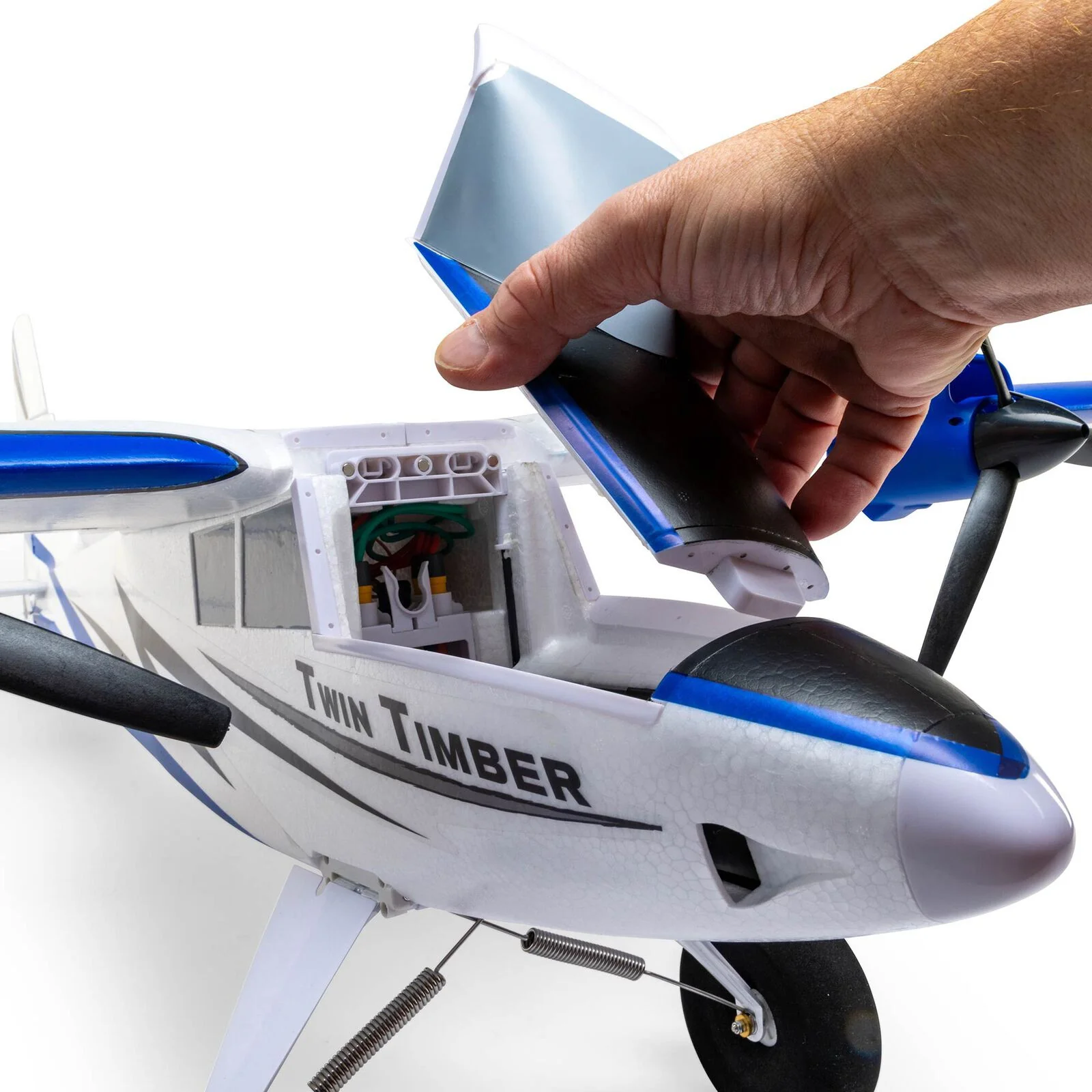 E-Flite Twin Timber 1.6m BNF AS3X EFL23850 - Image 13