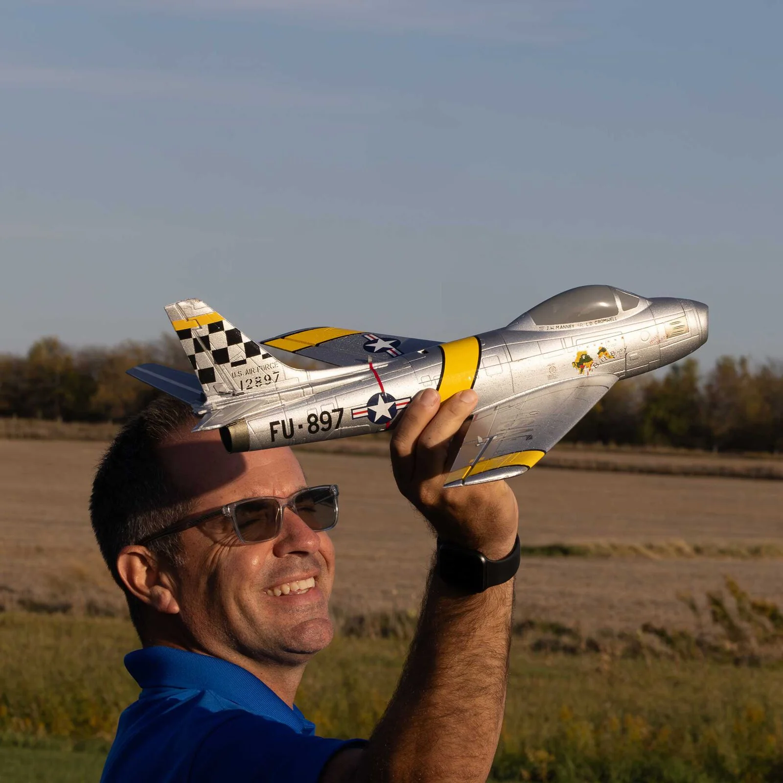 E-Flite UMX F-86 Sabre 30mm EDF Jet BNF Basic AS3X EFLU7050 - Image 14