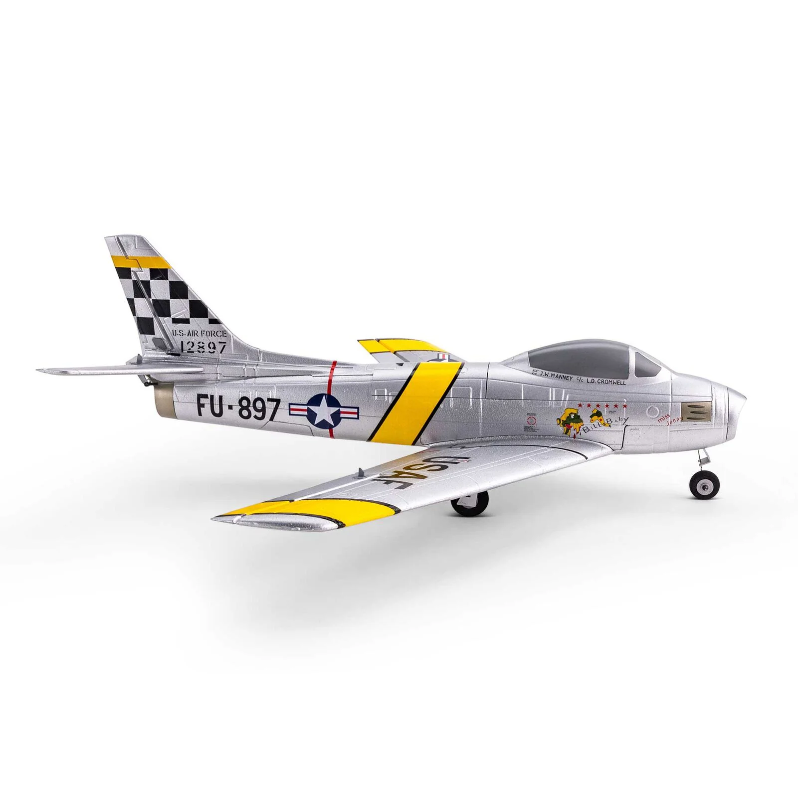 E-Flite UMX F-86 Sabre 30mm EDF Jet BNF Basic AS3X EFLU7050 - Image 7