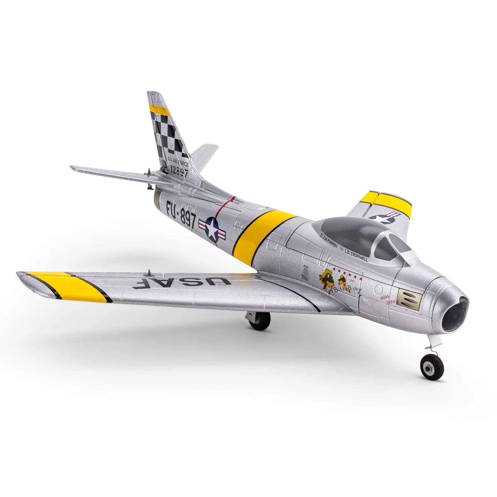 E-Flite UMX F-86 Sabre 30mm EDF Jet BNF Basic AS3X EFLU7050 - Image 8