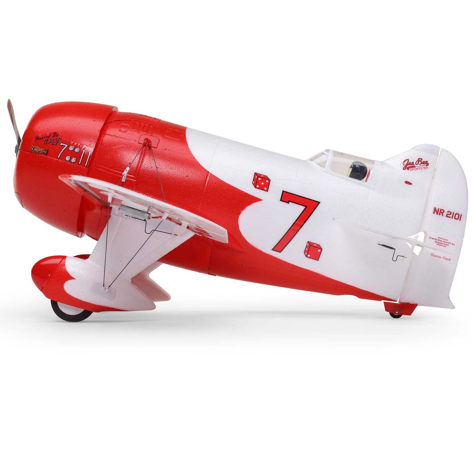 E-Flite UMX Gee Bee R-2 510mm BNF Basic AS3X EFLU61500 - Image 3
