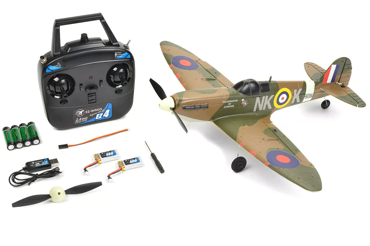 EZ-Wings Avion Mini Spitfire MK II 450mm RTF EZ-025 - Image 2